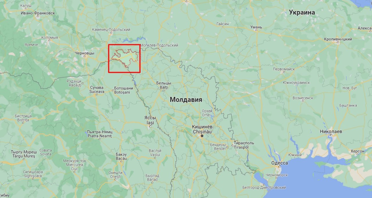 На территории Молдовы упала ракета, летевшая в Украину